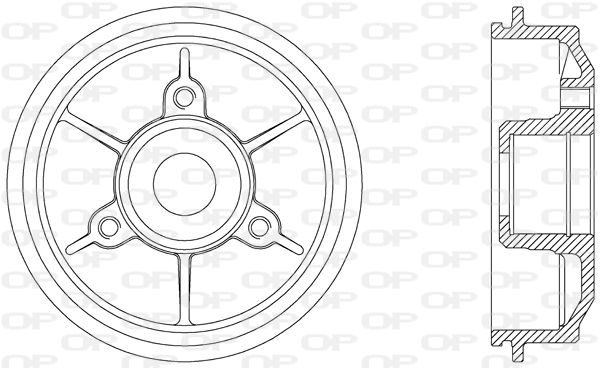 OPEN PARTS Jarrurumpu BAD9008.30